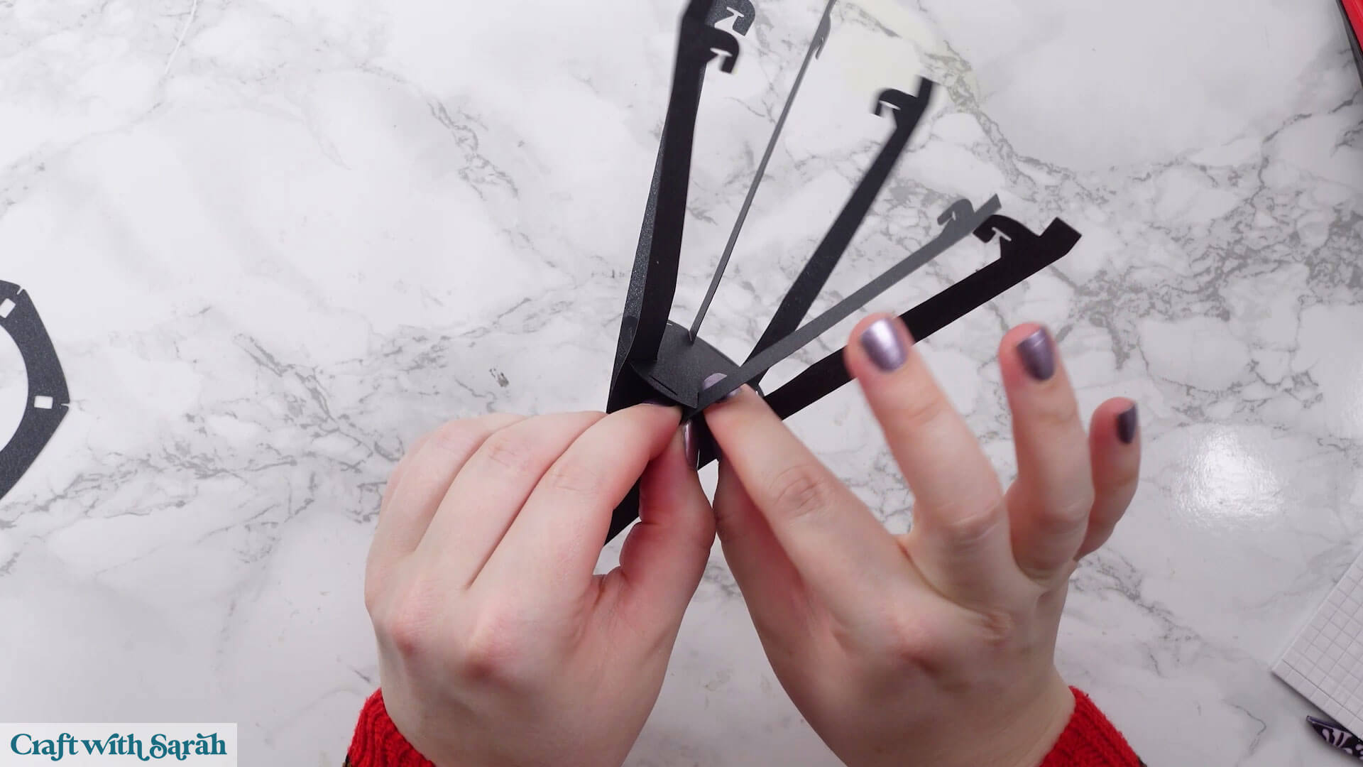 DIY witch hat step 13