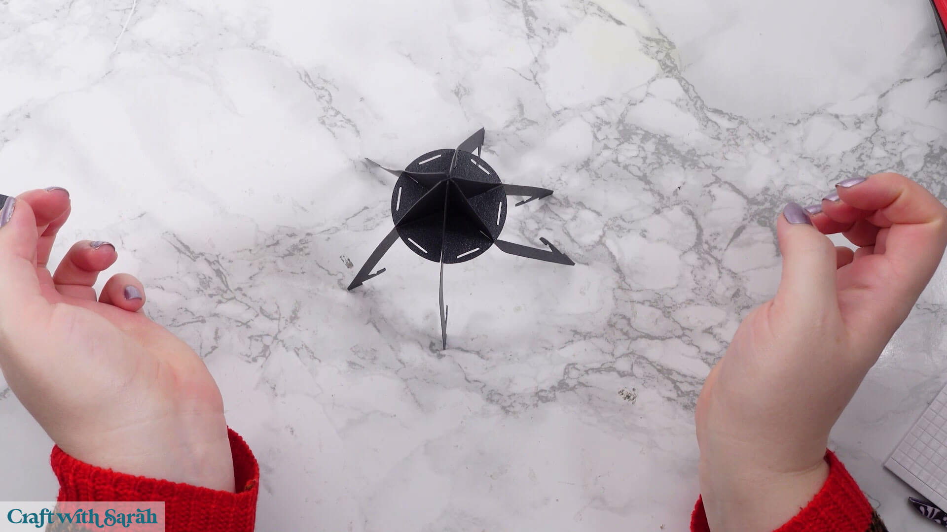 DIY witch hat step 14