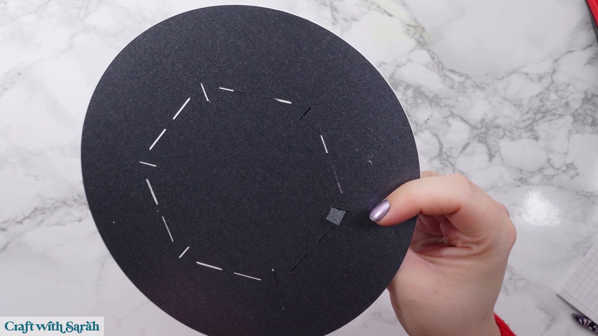 DIY witch hat step 16