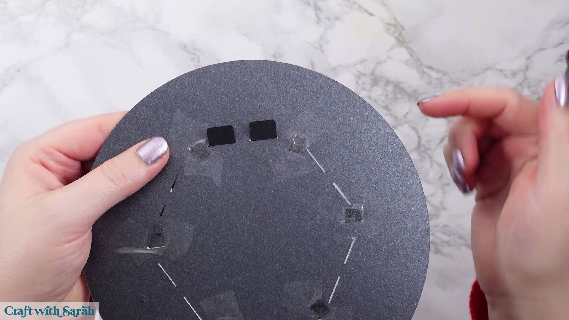 DIY witch hat step 18