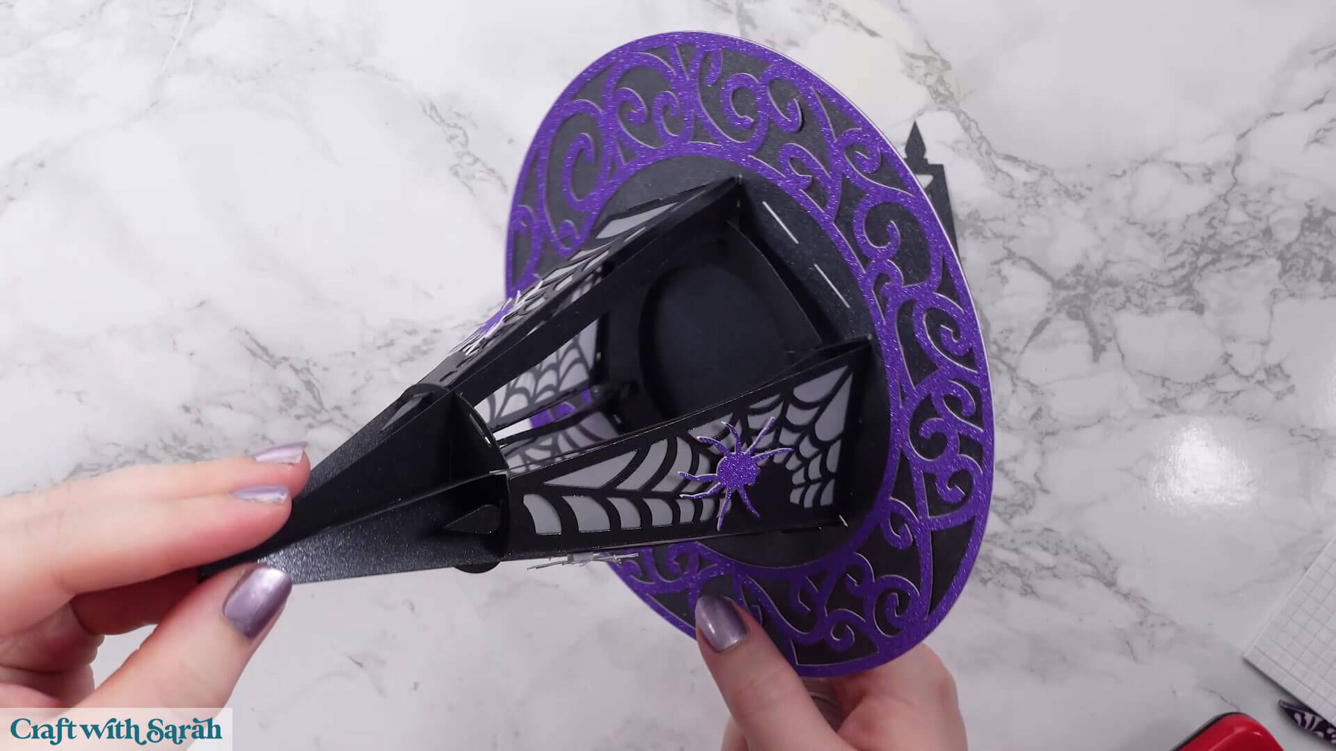 DIY witch hat step 19