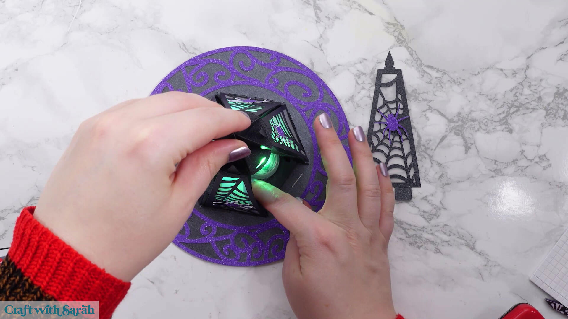 DIY witch hat step 20