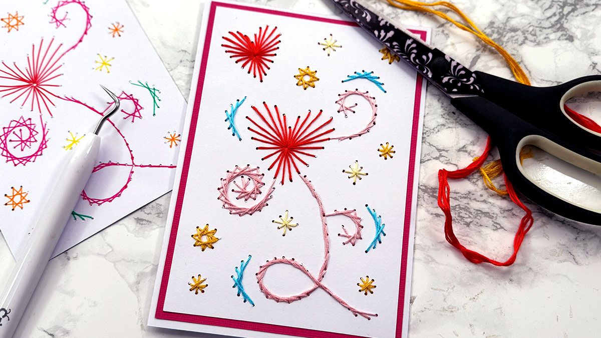 Design Your Own Paper Embroidery Cards