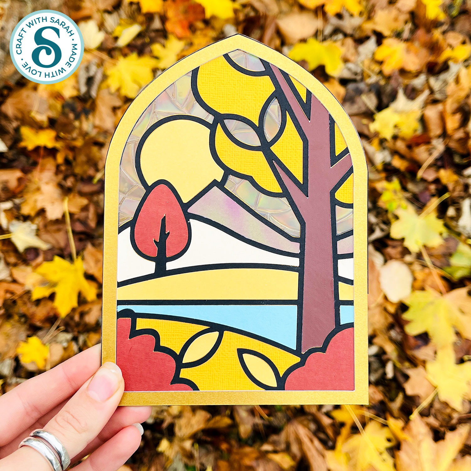 Autumn Stained Glass Window