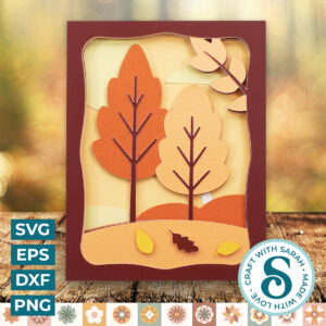 Autumn Trees A2 Card