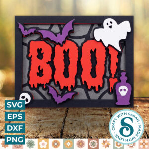 Halloween BOO A2 Card