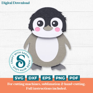 Penguin Chick SVG (Cute Animal Series)