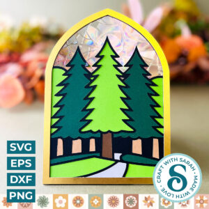 Forest Stained Glass Window