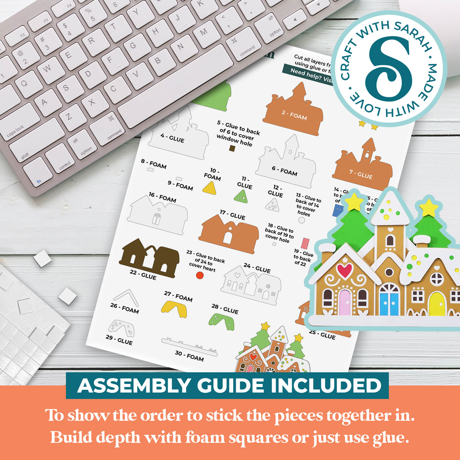 Gingerbread Village SVG - Image 2