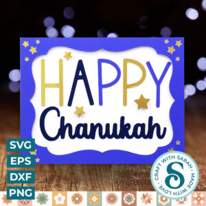 Happy Chanukah A2 Card