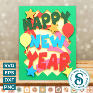 Happy New Year A2 Card