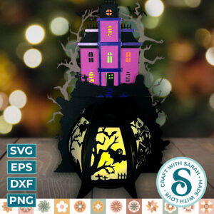 Haunted House Base Lantern