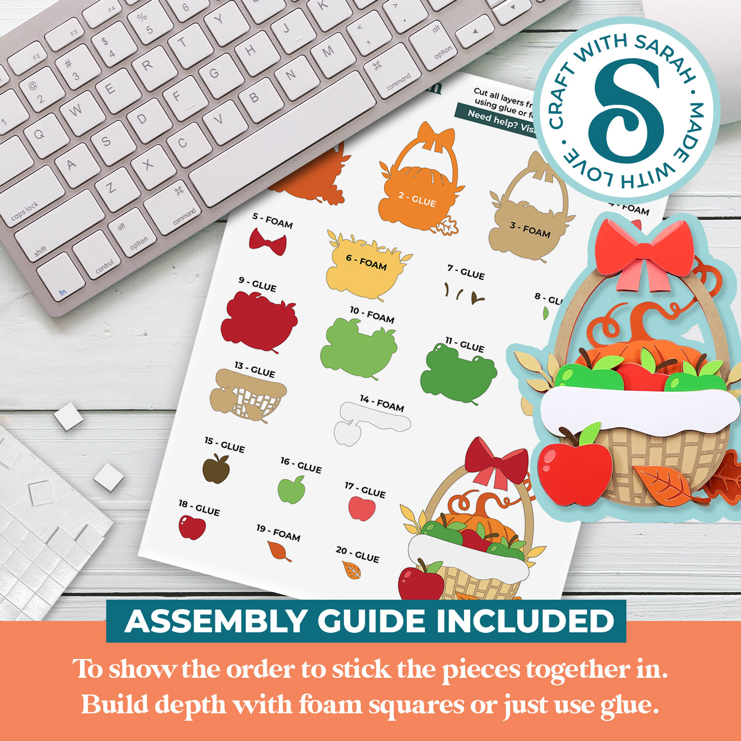 Pumpkins Basket SVG - Image 3