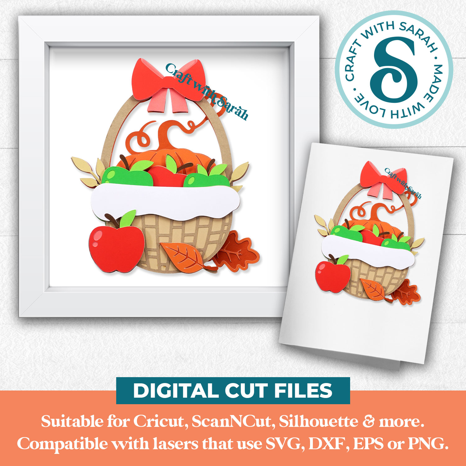 Pumpkins Basket SVG - Image 2