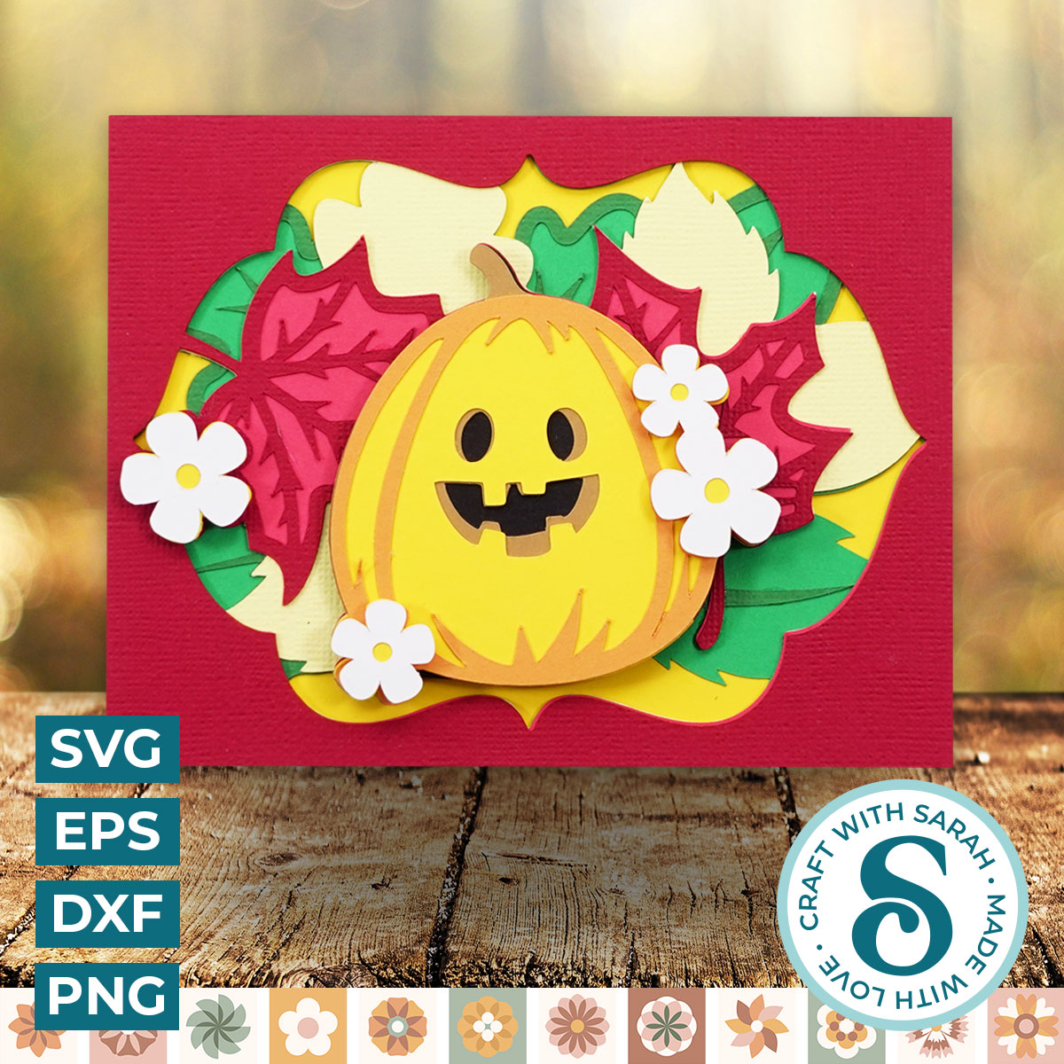 Halloween Pumpkin A2 Card