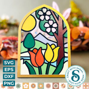 Spring Stained Glass Window