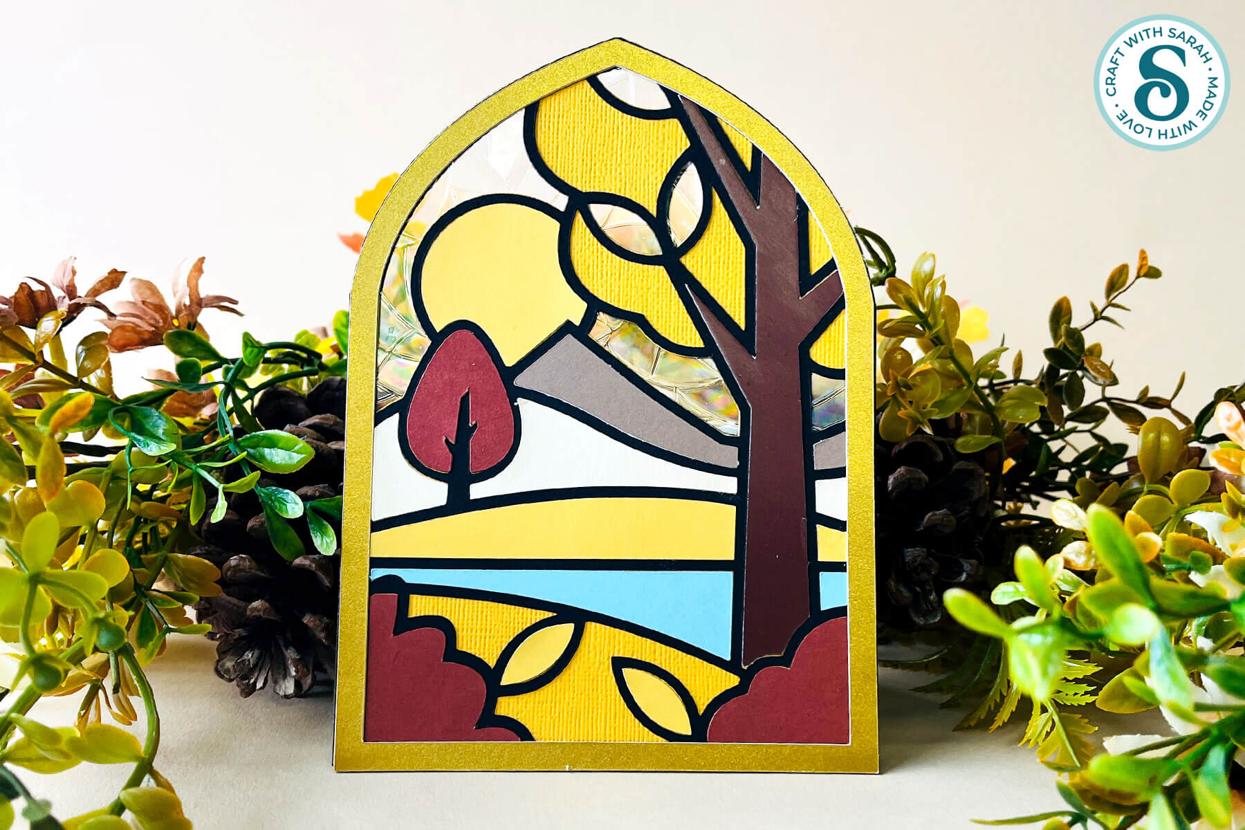 Stained glass SVGs by Craft with Sarah