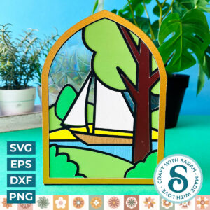 Summer Stained Glass Window