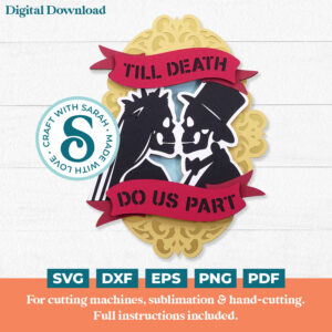 Till Death Do Us Part Skeletons SVG