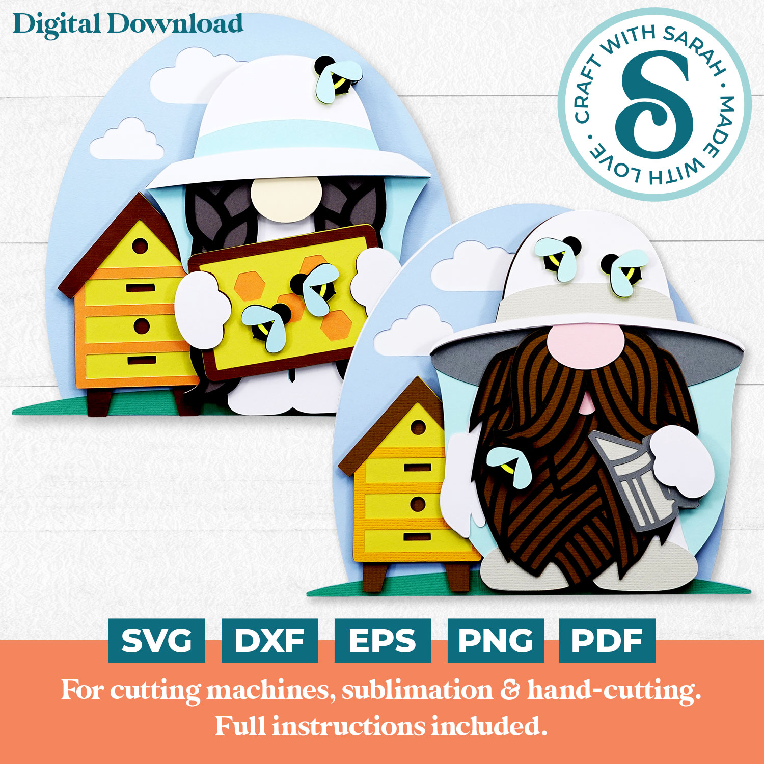 Beekeeper Gnome SVGs