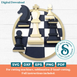 Chess Piece Scene SVG