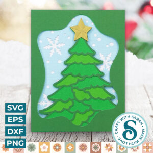 Christmas Tree A2 Card
