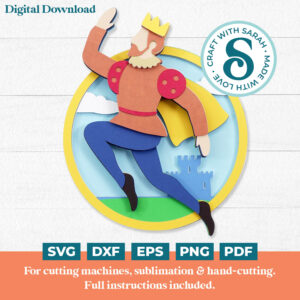 Ten Lords a-Leaping SVG (12 Days of Christmas)