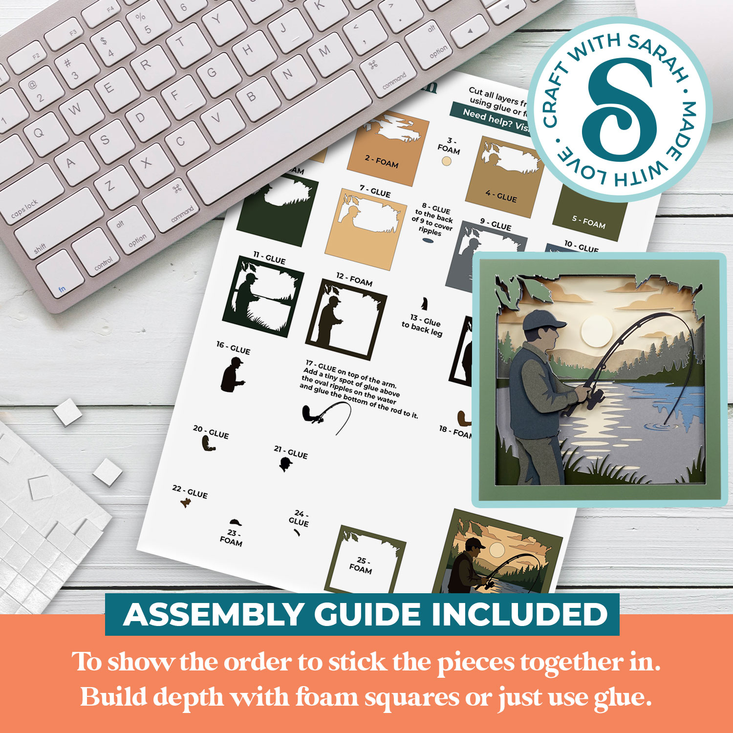 Fishing Shadow Box - Image 2