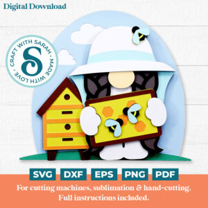 Beekeeper Gnome SVG (Female)