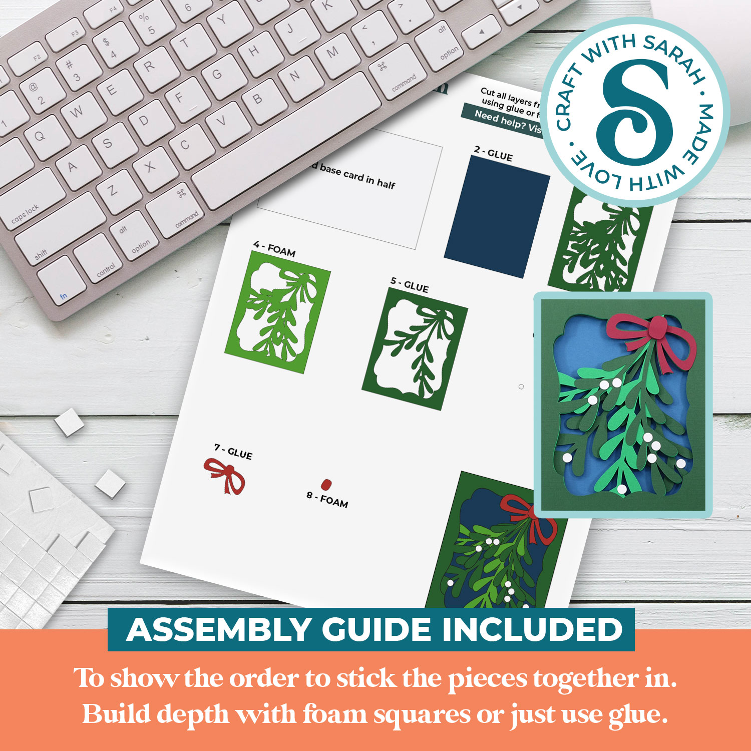 Mistletoe A2 Card - Image 2