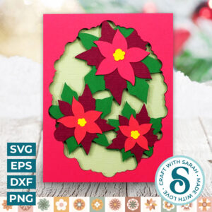 Poinsettias A2 Card