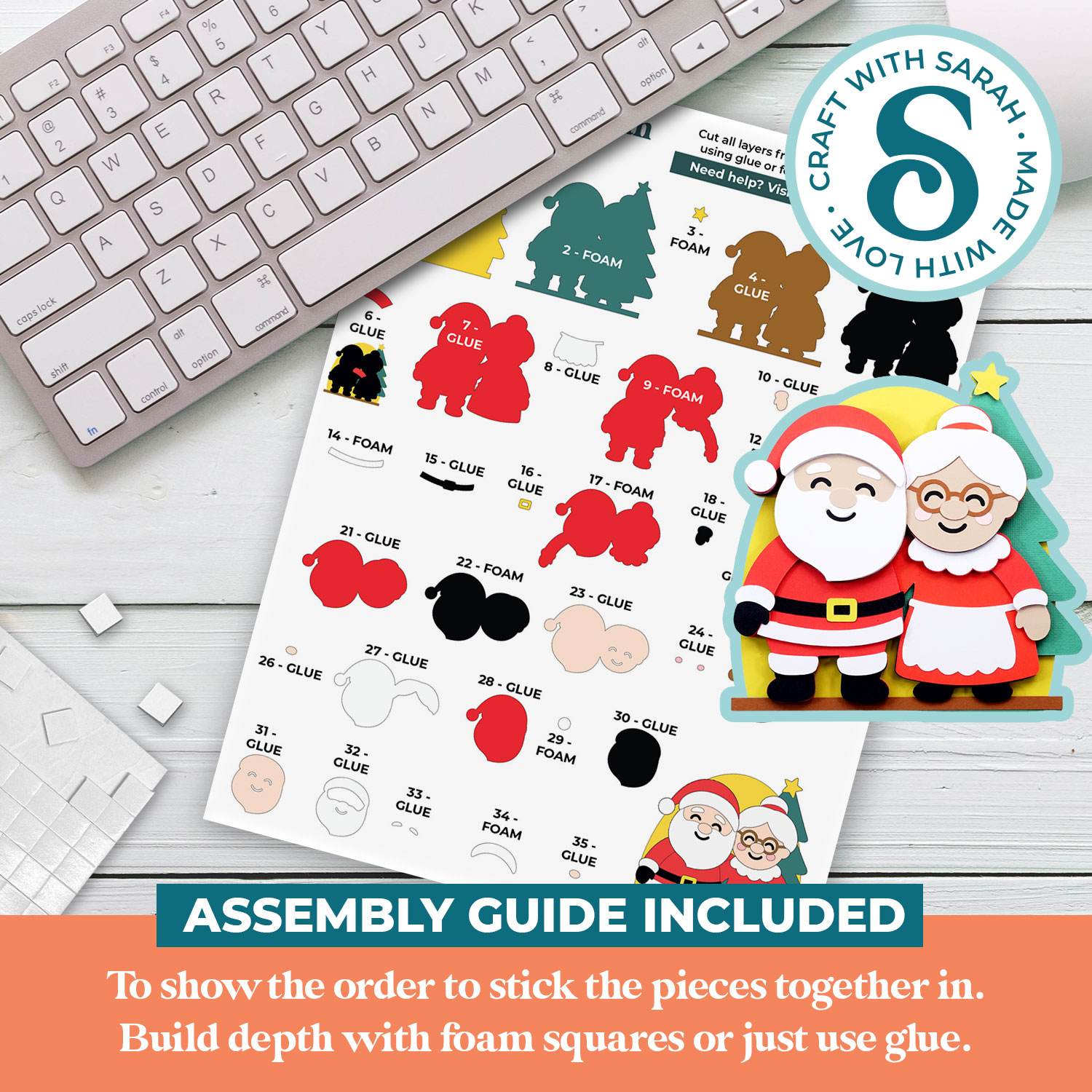 Santa and Mrs Claus SVG - Image 3