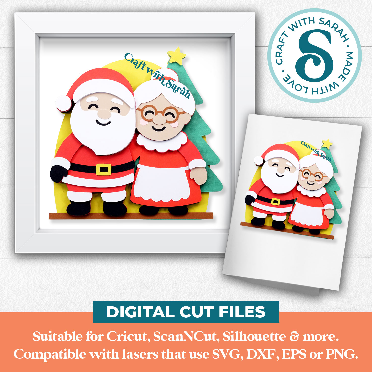 Santa and Mrs Claus SVG - Image 2