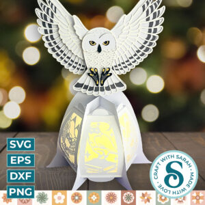 Snowy Owl Base Lantern