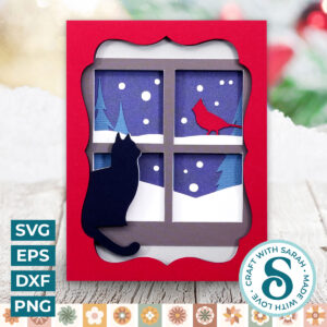 Winter Window A2 Card