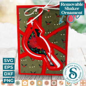 Cardinal Shaker Card