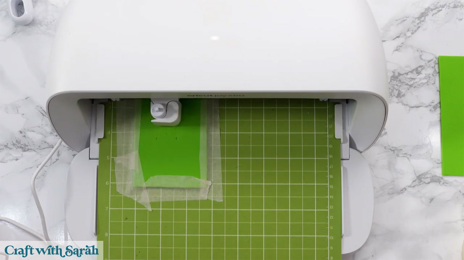 Craft foam cutting on the Joy Xtra