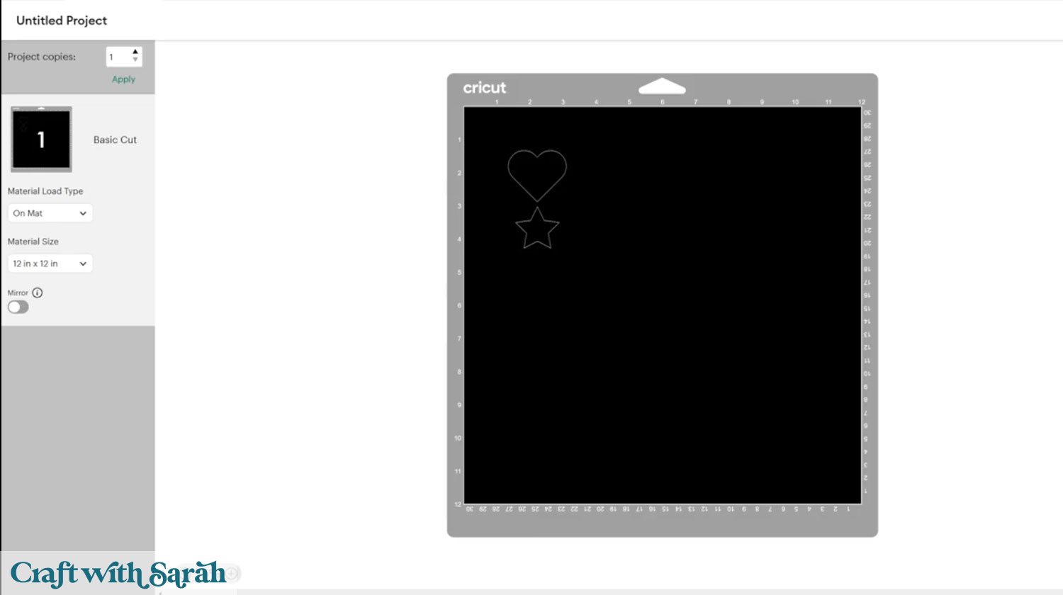 Move the shapes to match your foam position