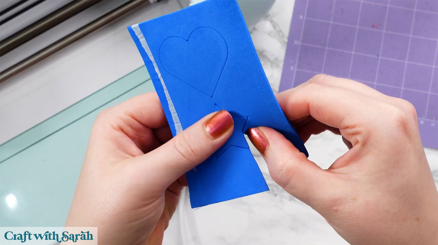 Tearing out the shapes