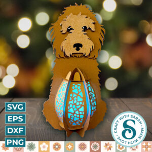Goldendoodle Lantern