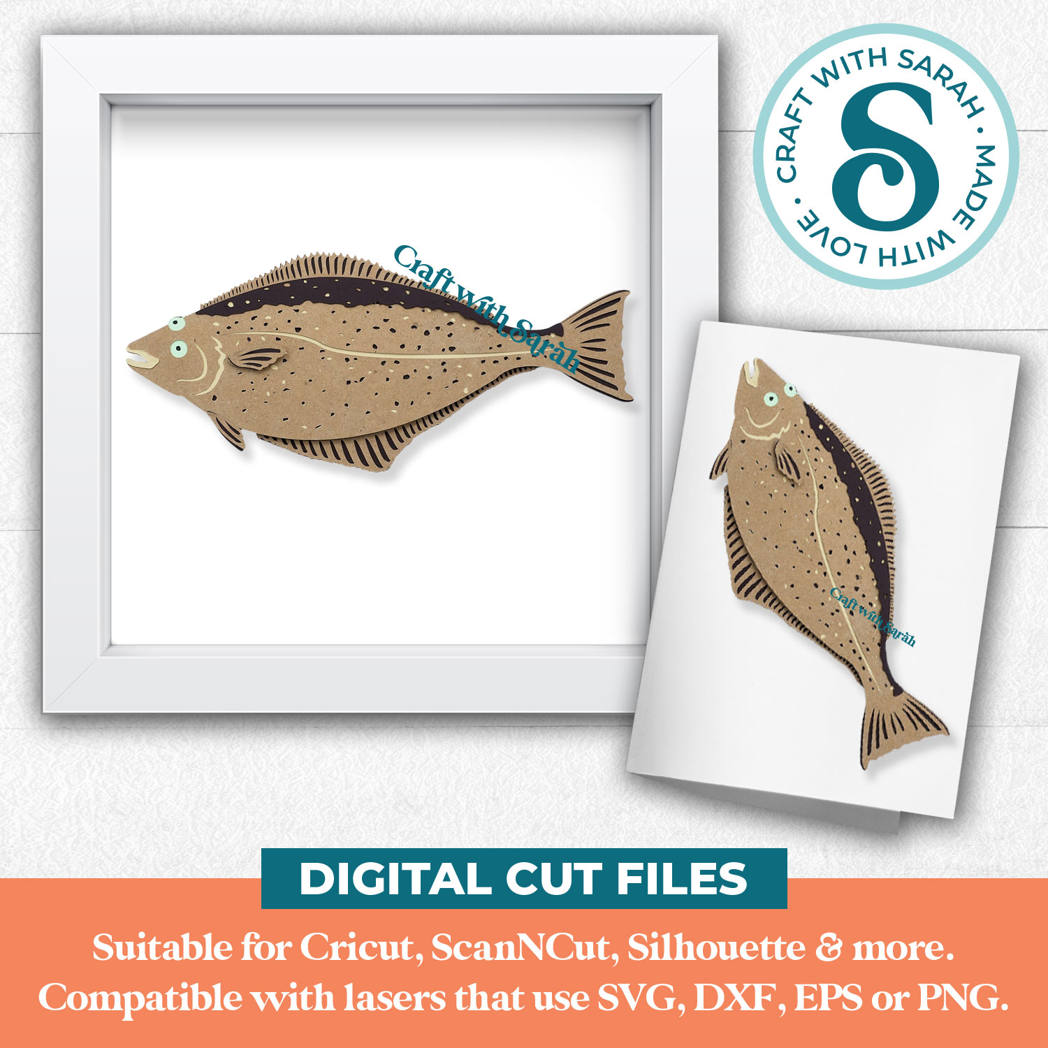 Halibut Fish SVG - Image 2