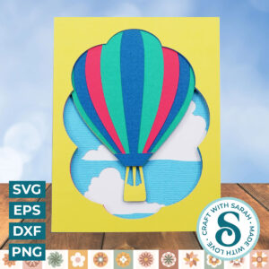 Hot Air Balloon A2 Card