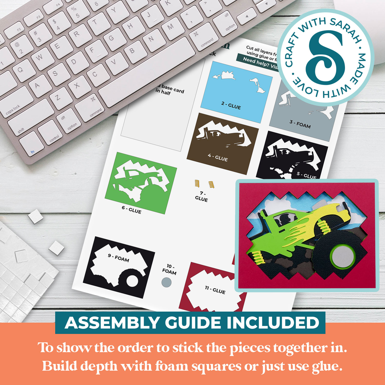 Monster Truck A2 Card - Image 2