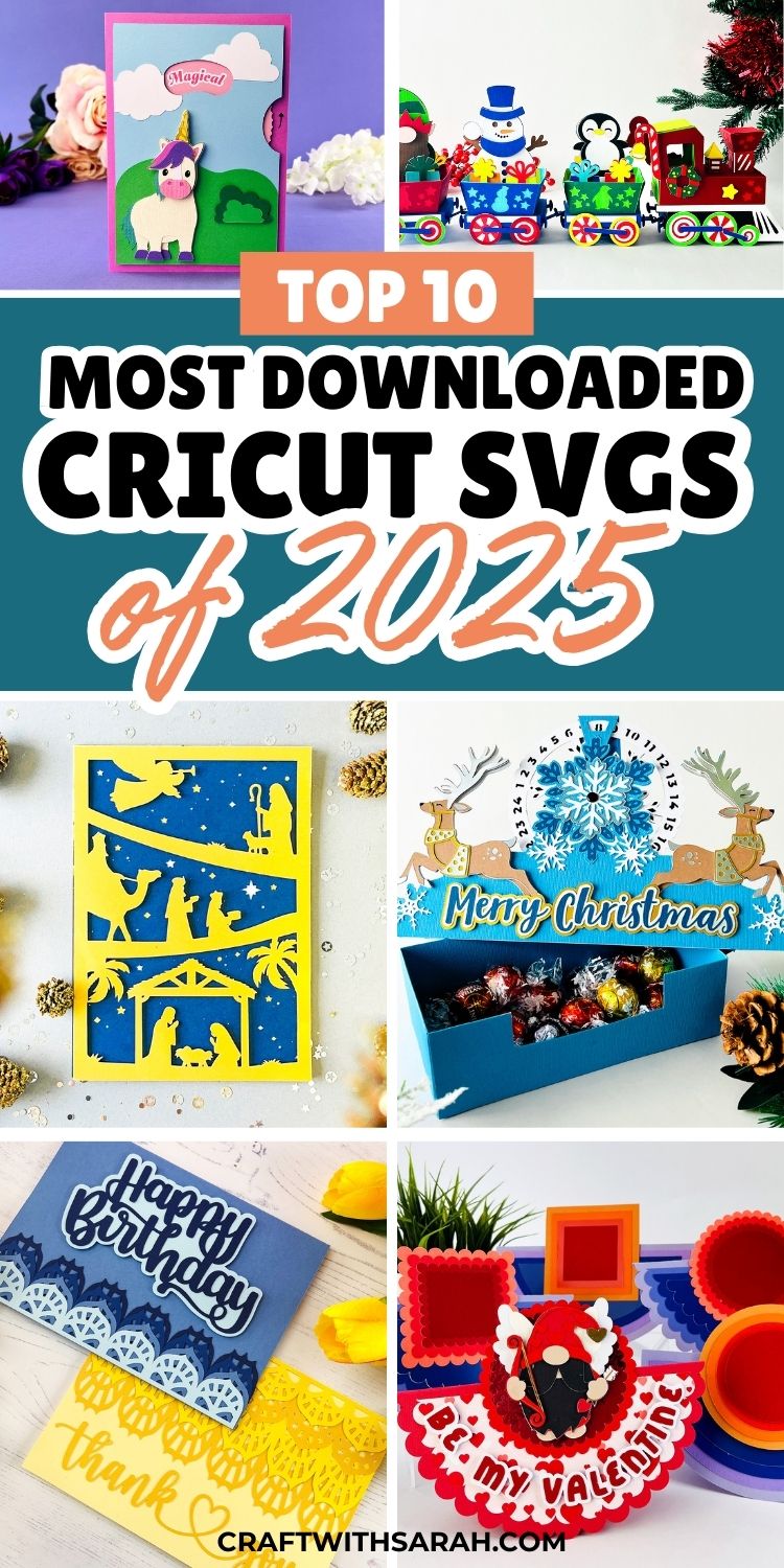 Top 10 most downloaded Cricut SVG of 2025. Get the most popular craft projects to make on trend, up to date crafts.