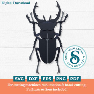 Stag Beetle SVG