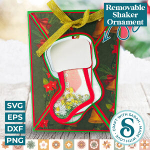 Christmas Stocking Shaker Card