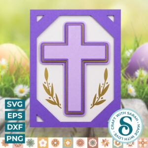 Easter Cross A2 Card