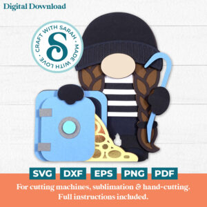 Burglar Gnome SVG (Female)