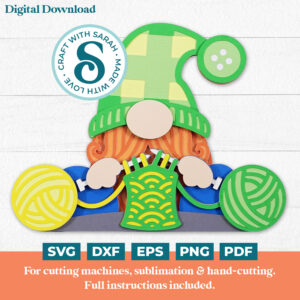 Knitting Gnome SVG (Male)