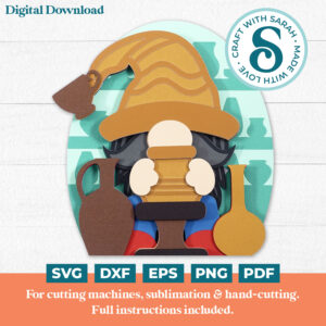 Pottery Gnome SVG (Male)